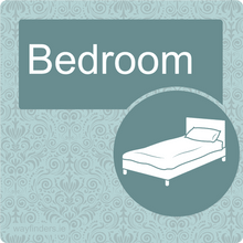 Load image into Gallery viewer, Dementia Friendly Sign Bedroom Sign
