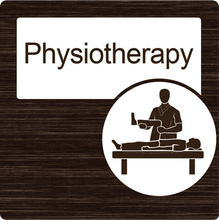 Load image into Gallery viewer, Dementia Friendly Physiotherapy Door Sign
