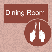 Load image into Gallery viewer, Nursing Home Dementia Friendly Door Sign Dining Room
