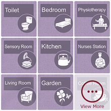Load image into Gallery viewer, Dementia Sign - Heather Purple Door - Signage for Care
