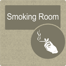 Load image into Gallery viewer, Dementia Friendly Smoking Room Sign
