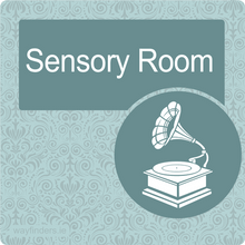 Load image into Gallery viewer, Home Dementia Friendly Sign Door Sign Sensory Room Blue
