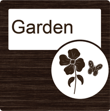 Load image into Gallery viewer, Dementia Friendly Garden Door Sign
