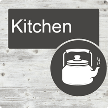 Load image into Gallery viewer, Dementia Friendly Kitchen Door Sign
