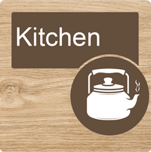 Load image into Gallery viewer, Dementia Friendly Kitchen Door Sign
