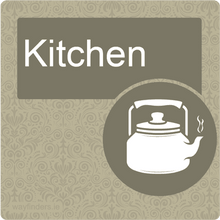 Load image into Gallery viewer, Dementia Friendly Kitchen Door Sign
