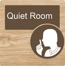 Load image into Gallery viewer, Dementia Friendly Quiet Room Door Sign
