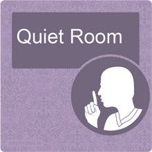 Load image into Gallery viewer, Dementia Friendly Quiet Room Door Sign
