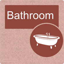 Load image into Gallery viewer, Nursing Home Dementia Friendly Door Sign Bathroom
