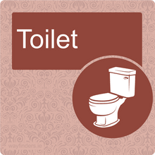 Load image into Gallery viewer, Red Dementia Toilet sign
