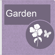 Load image into Gallery viewer, Dementia Friendly Projecting Garden Sign
