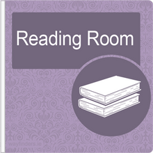 Load image into Gallery viewer, Dementia Friendly Projecting Reading Room Sign
