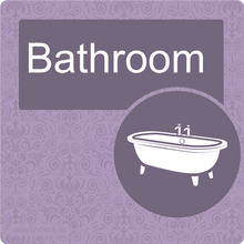 Load image into Gallery viewer, Nursing Home Dementia Friendly Door Sign Bathroom
