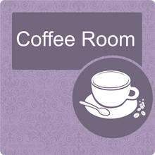 Load image into Gallery viewer, Nursing Home Dementia Friendly Door Sign Coffee Room
