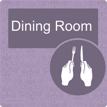 Load image into Gallery viewer, Nursing Home Dementia Friendly Door Sign Dining Room
