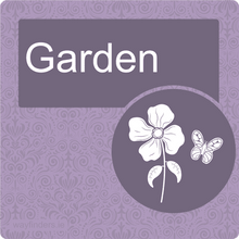 Load image into Gallery viewer, Nursing Home Dementia Friendly Door Sign Garden
