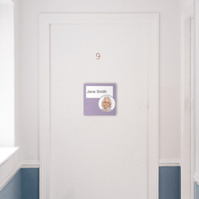 Load image into Gallery viewer, Dementia Friendly Signage Personalised Door Sign Purple
