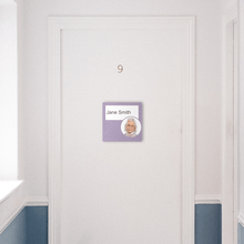 Load image into Gallery viewer, Dementia Friendly Signage Personalised Door Sign Purple
