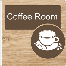 Load image into Gallery viewer, Dementia Friendly Projecting Coffee Room Sign
