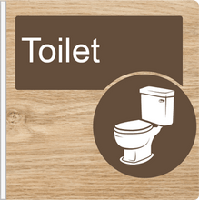 Load image into Gallery viewer, Dementia Friendly Projecting Toilet Sign
