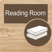 Load image into Gallery viewer, Dementia Friendly Reading Room Door Sign
