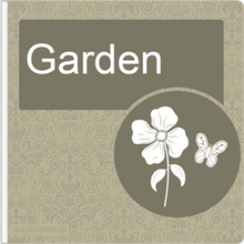 Load image into Gallery viewer, Dementia Friendly Projecting Garden Sign
