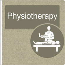 Load image into Gallery viewer, Dementia Friendly Projecting Physiotherapy Sign
