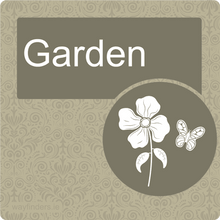 Load image into Gallery viewer, Dementia Friendly Garden Door Sign
