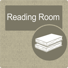 Load image into Gallery viewer, Dementia Friendly Reading Room Door Sign
