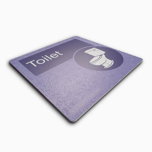 Dementia Friendly Door Sign - Heather Purple