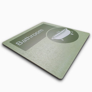 Dementia Friendly Door Sign - Veridian Green