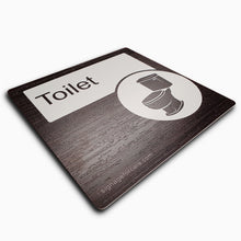 Load image into Gallery viewer, Dementia Friendly Door Sign - Walnut
