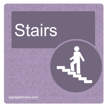 Load image into Gallery viewer, Dementia Sign - Heather Purple Door
