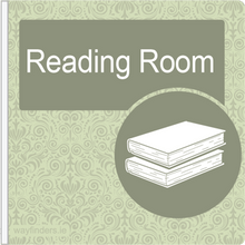 Load image into Gallery viewer, Dementia Friendly Projecting Reading Room Sign
