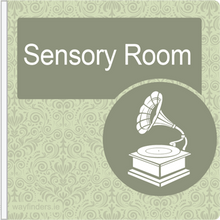 Load image into Gallery viewer, Dementia Friendly Projecting Sensory Room Sign
