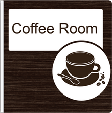 Load image into Gallery viewer, Dementia Friendly Projecting Coffee Room Sign
