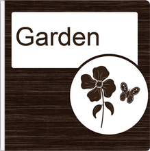 Load image into Gallery viewer, Dementia Friendly Projecting Garden Sign
