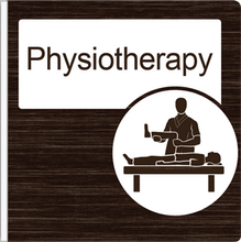 Load image into Gallery viewer, Dementia Friendly Projecting Physiotherapy Sign
