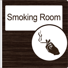 Load image into Gallery viewer, Dementia Friendly Projecting Smoking Room Sign
