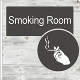 Dementia Friendly Projecting Smoking Room Sign