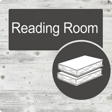 Load image into Gallery viewer, Dementia Friendly Reading Room Door Sign
