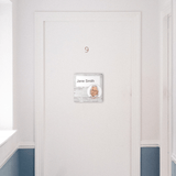 Dementia Friendly Sign Personalised Door Sign White