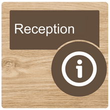 Load image into Gallery viewer, Dementia Sign - Oak Door - Signage for Care
